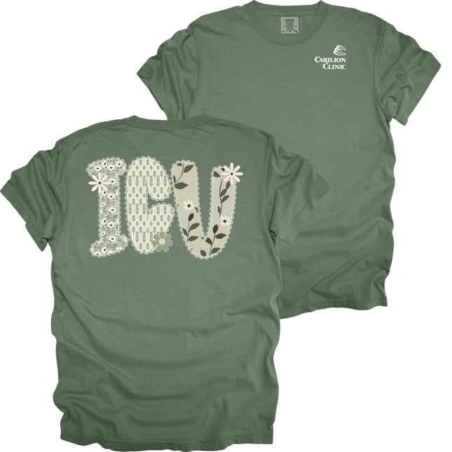 Carilion Clinic Department in Sage Design- Comfort Colors T-Shirt