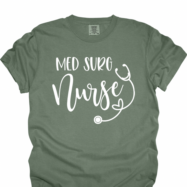 MedSurg Stethoscope - Comfort Colors T-Shirt