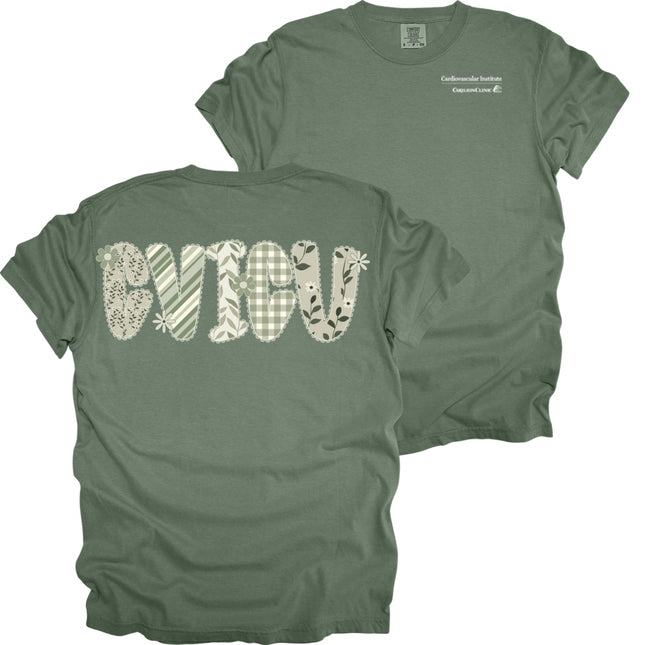 Carilion Clinic Department in Sage Design- Comfort Colors T-Shirt