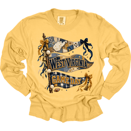 West Virginia Game Day- Comfort Colors T-Shirt and Long Sleeve