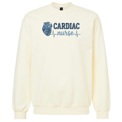 Cardiac Nurse Embroidered Gildan Sweatshirt