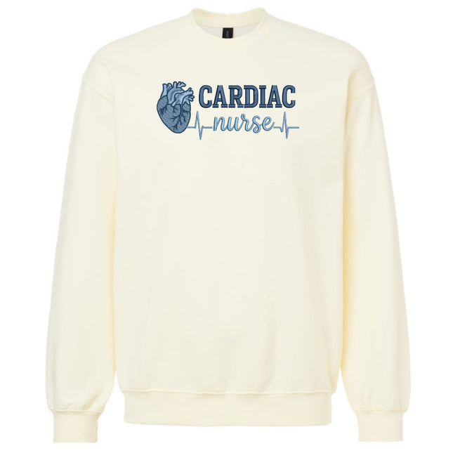 Cardiac Nurse Embroidered Gildan Sweatshirt