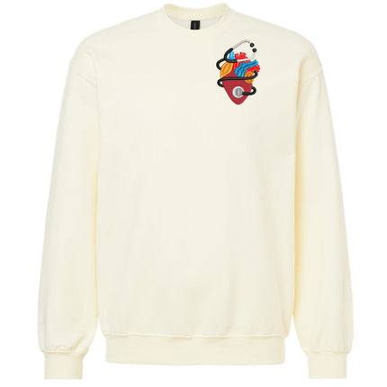 Embroidered Heart with Stethoscope - Gildan Sweatshirt