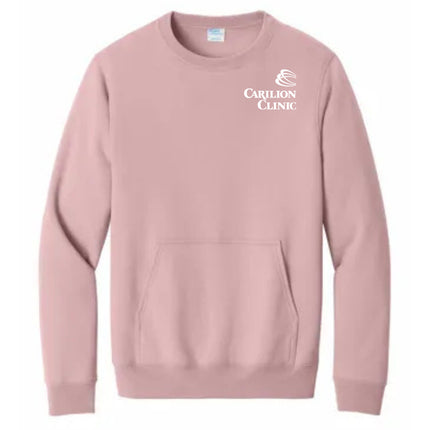 Carilion Clinic - Port & Company - Fleece Crewneck Pocket Sweatshirt