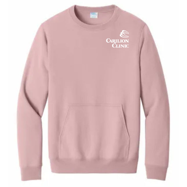 Carilion Clinic - Port & Company - Fleece Crewneck Pocket Sweatshirt