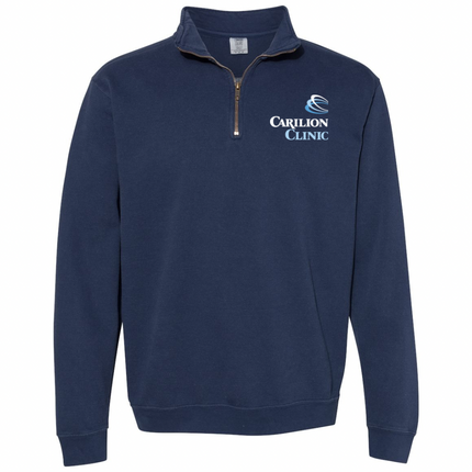 Carilion Clinic - Comfort Colors Quarter Zip Polo