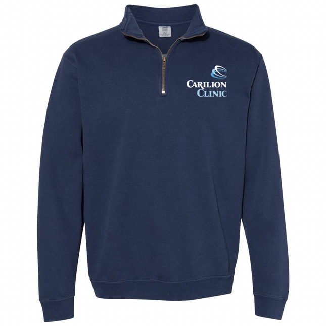 Carilion Clinic - Comfort Colors Quarter Zip Polo