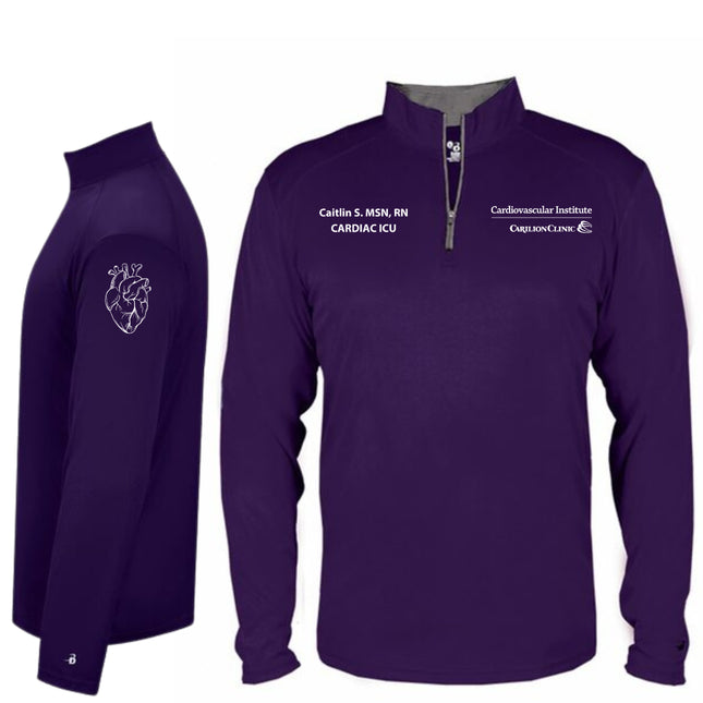 Carilion Clinic CVI Badger Sport Quarter Zip