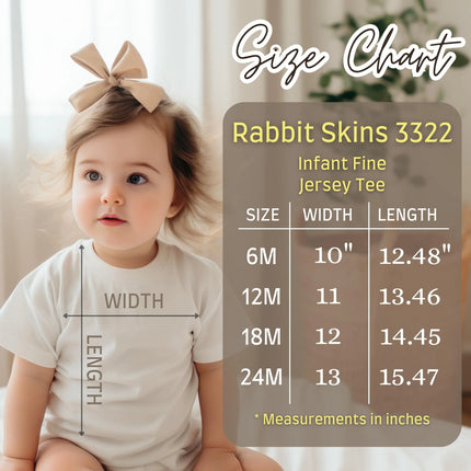 Custom Design Rabbit Skin 3322 Infant Toddler Short Sleeve Tee