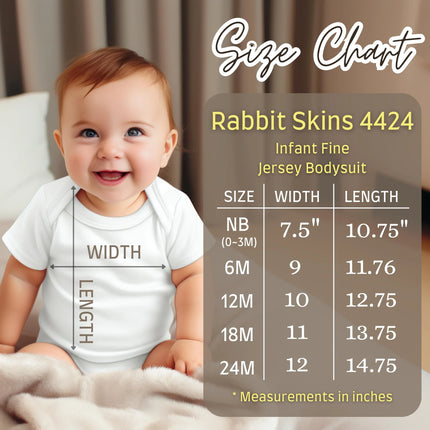 Custom Design Rabbit Skin 4424 Infant Short Sleeve Onesie