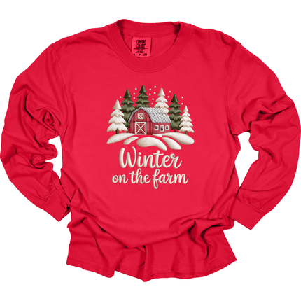 Winter on the Farm - Comfort Colors Apparel