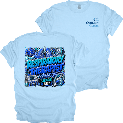 Carilion Clinic Respiratory Therapy Breathe Easy - Comfort Colors Apparel