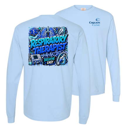 Carilion Clinic Respiratory Therapy Breathe Easy - Comfort Colors Apparel