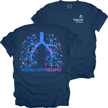 Carilion Clinic Respiratory Therapy Bronchial Tree - Comfort Colors Apparel