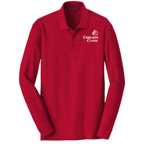 Carilion Clinic Port Authority Long Sleeve Polo - K100LS