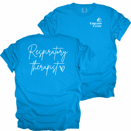 Carilion Clinic Cursive Respiratory Therapy - Comfort Colors T-Shirt