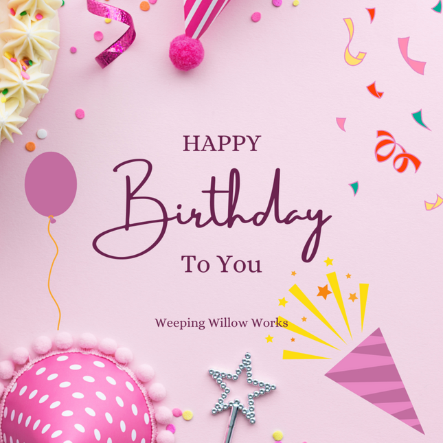 Happy Birthday Pink Gift Card