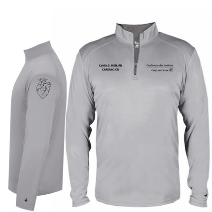 Carilion Clinic Cardiovascular Men's Badger Sport Quarter Zip