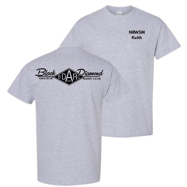 Black Diamond Radio Logo - Gildan T-Shirt