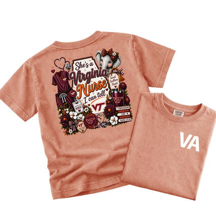 Veterans Administration VT Nurse  - Comfort Colors Apparel