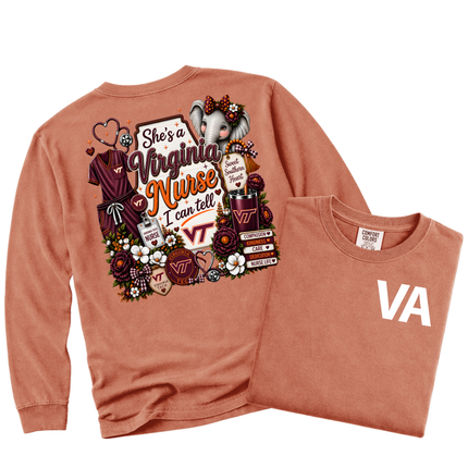 Veterans Administration VT Nurse  - Comfort Colors Apparel