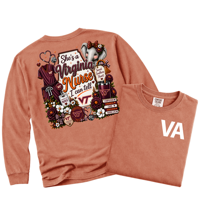 Veterans Administration VT Nurse  - Comfort Colors Apparel