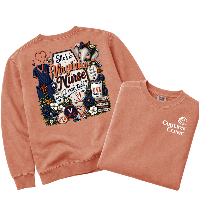 Carilion Clinic UVA Nurse  - Comfort Colors Apparel