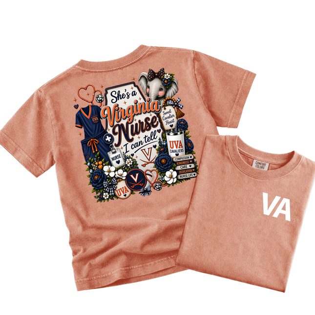 Veterans Administration UVA Nurse  - Comfort Colors Apparel