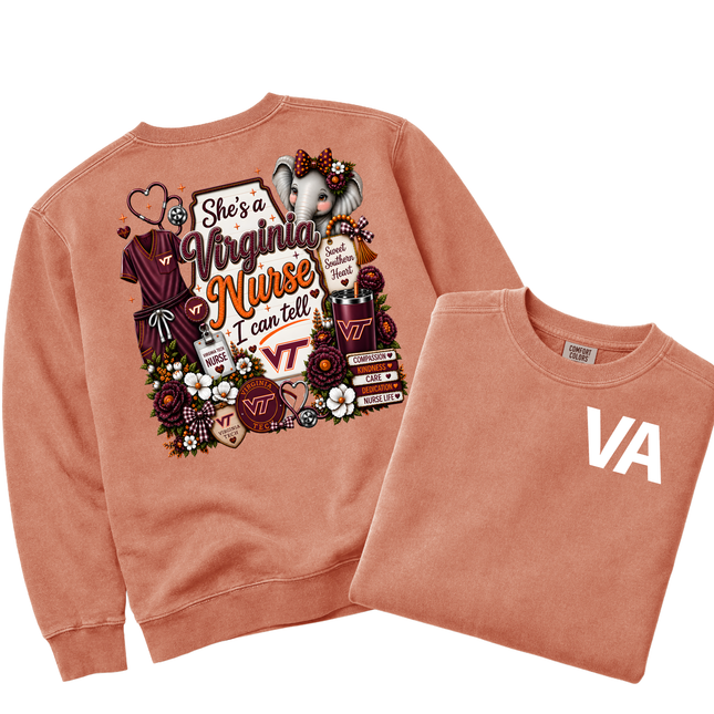 Veterans Administration VT Nurse  - Comfort Colors Apparel