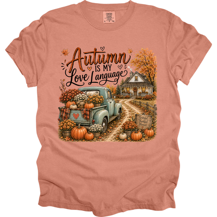 Autumn is My Love Language - Comfort Colors T-Shirt