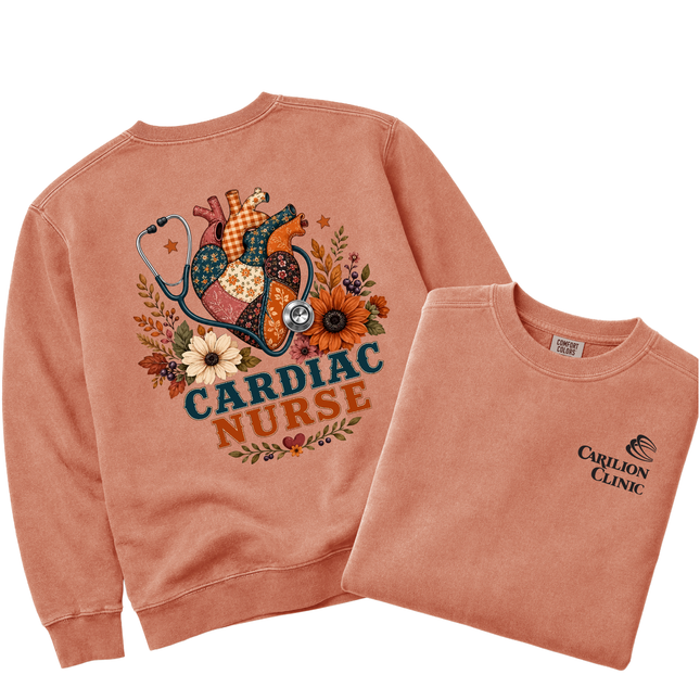 Carilion Clinic Fall Cardiac Nurse - Comfort Colors Apparel
