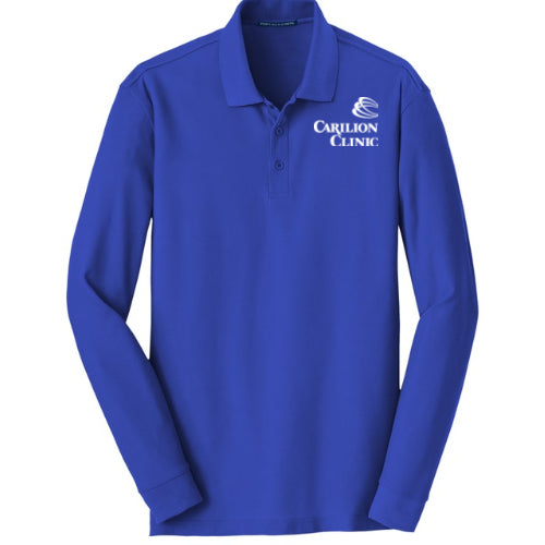 Carilion Clinic Port Authority Long Sleeve Polo - K100LS