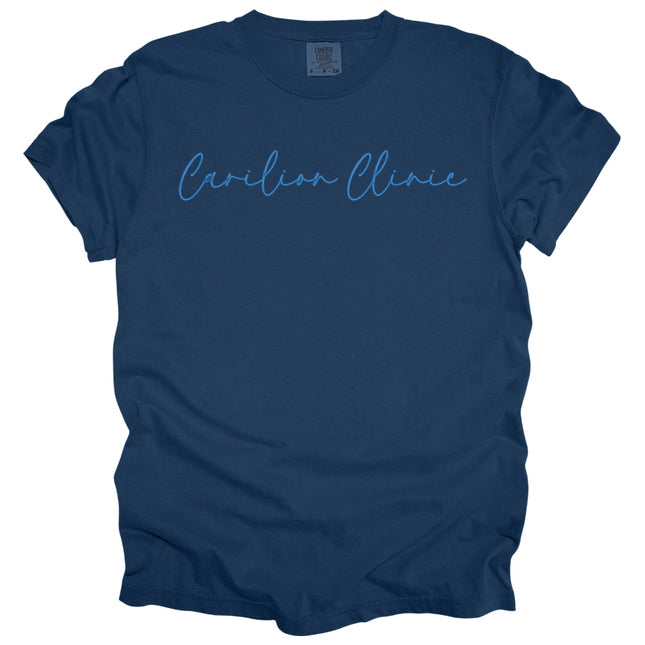 Carilion Clinic Cursive Writing Print - Comfort Colors T-Shirt