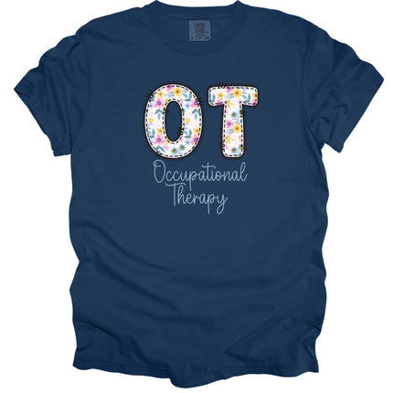 Occupational Therapy Spring Design - Comfort Colors T-Shirt