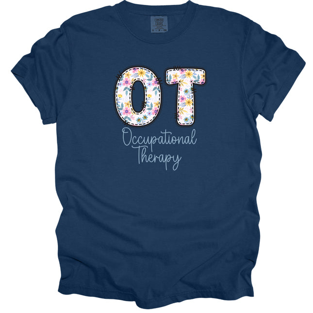 Occupational Therapy Spring Design - Comfort Colors T-Shirt