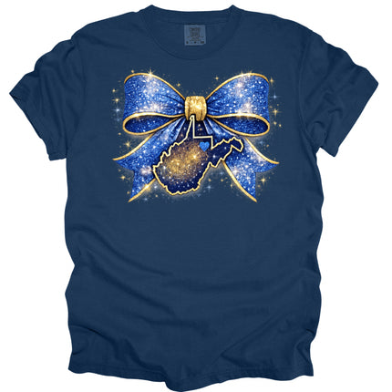 WV with Big Bow  - Comfort Colors T-Shirt