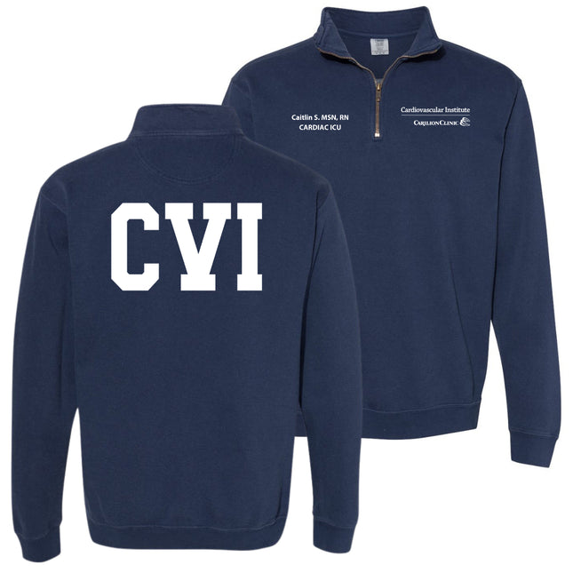 Carilion Clinic CVI Quarter Zip - Comfort Colors