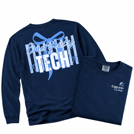 Carilion Clinic Blue Emergency Tech  - Comfort Colors Apparel