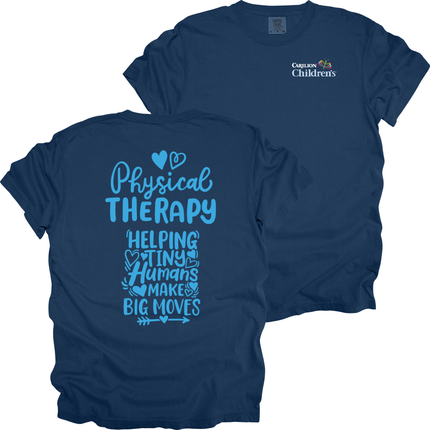 Carilion Children's PT Tiny Humans Big Moves - Comfort Colors and Gildan