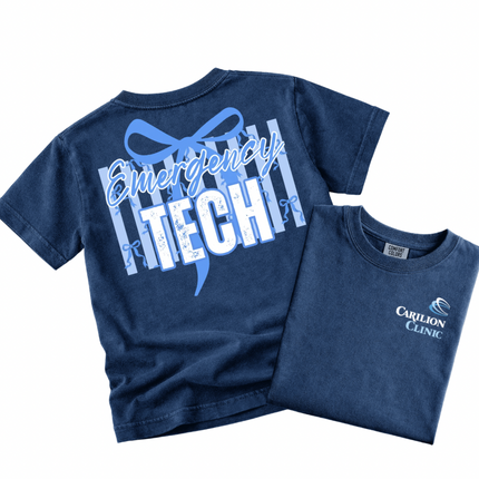Carilion Clinic Blue Emergency Tech  - Comfort Colors Apparel