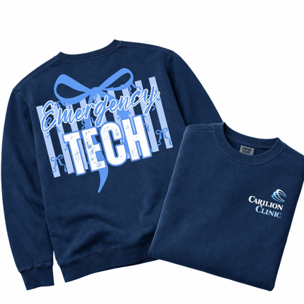 Carilion Clinic Blue Emergency Tech  - Comfort Colors Apparel