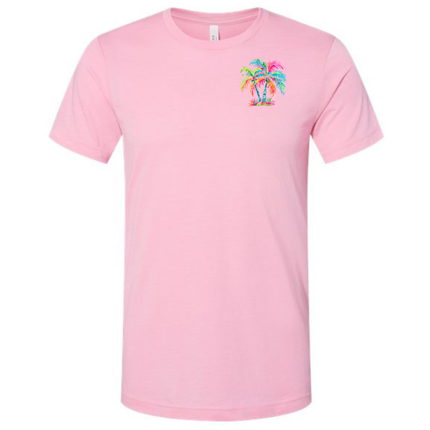 Palm Tree Pocket Summer Collection - Bella and Canvas T-Shirt