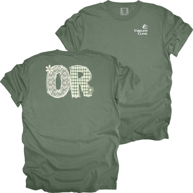 Carilion Clinic Surgical Services in Sage Design- Comfort Colors T-Shirt
