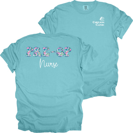 Spring Flowers Nurse Surgical Services - Comfort Colors T-Shirt