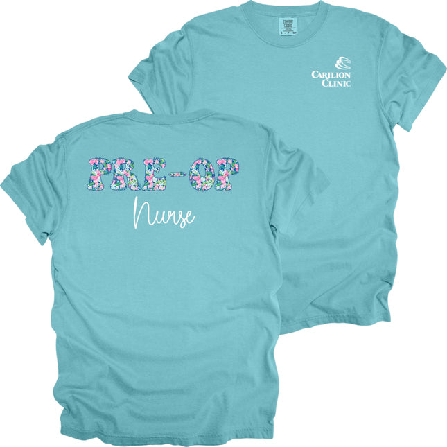 Spring Flowers Nurse Surgical Services - Comfort Colors T-Shirt