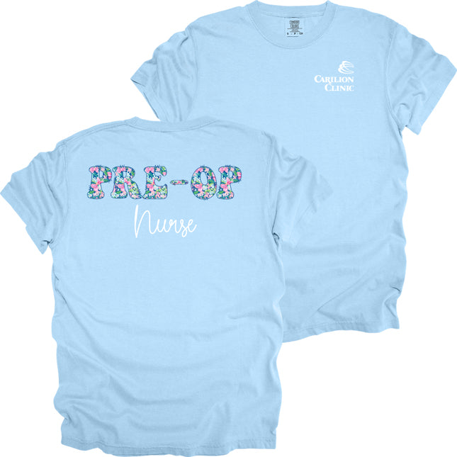 Spring Flowers Nurse Surgical Services - Comfort Colors T-Shirt