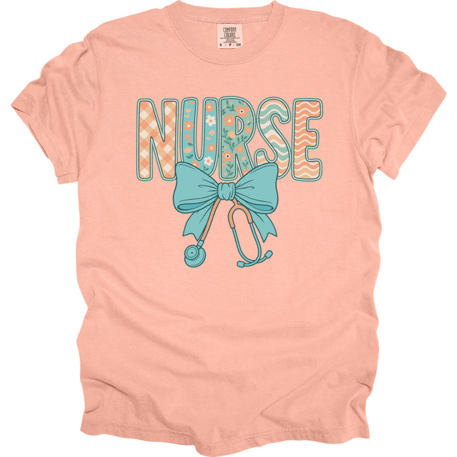 Nurse Green / Orange Design - Comfort Colors T-Shirt