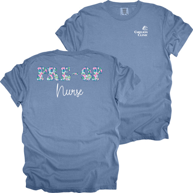 Spring Flowers Nurse Surgical Services - Comfort Colors T-Shirt