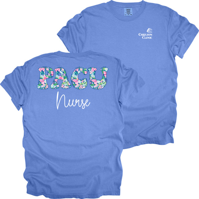 Spring Flowers Nurse Surgical Services - Comfort Colors T-Shirt