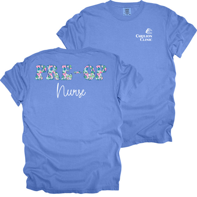 Spring Flowers Nurse Surgical Services - Comfort Colors T-Shirt